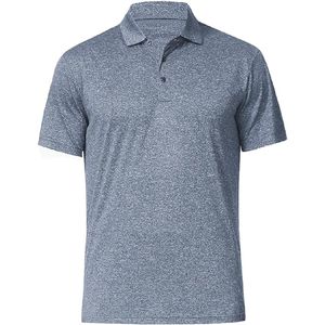 Chemises pour hommes en polyester/coton de qualité supérieure, devant uni, tricotées, séchage rapide, style anglais, vêtements d'été pour hommes - Product Image 5
