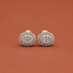 Customize 925 Silver With <b>Moissanite</b> Diamond <b>Earring</b> For Women - Product Image 1