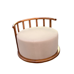 Round <b>Sofa</b> With Teak <b>Wood</b> <b>Frame</b> Garden Round <b>Sofa</b> For Garden and Livingroom Nordic <b>Sofa</b> Manufacturing In Indonesia - Product Image 2