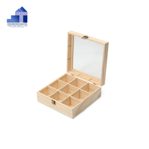 Caja organizadora de bolsitas de té, elegante y de alta calidad, en caja de regalo de madera, para mantener el café fresco, hecha en Vietnam. - Product Image 3