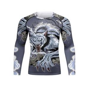 Camiseta de Compresión de Manga Larga para Hombre, Personalizada, Deportiva, para Entrenamiento, Transpirable, Ligera, Elástica y de Secado Rápido - Product Image 1