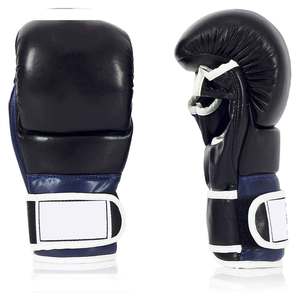 Guantes de Boxeo de Cuero con Correa de Muñeca Ajustable con Cierre de Velcro, Unisex, Empaque e Impresión Personalizables para Entrenamiento de Artes Marciales - Product Image 4
