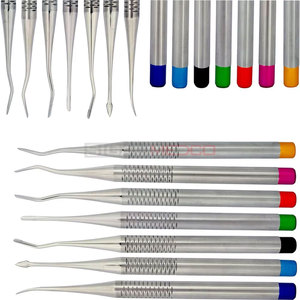 Luxateur de racine PDL, Periotome, Instruments dentaires manuels en acier inoxydable allemand, Outil d'extraction et de luxation dentaire - Product Image 5
