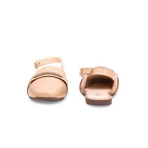 WN5360 Beige Sling Back Flats - Product Image 2