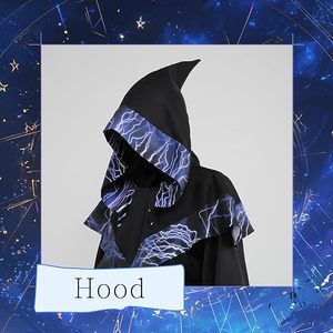 Túnica con Capucha Personalizada para Adultos, Disfraz de Pirata, Capa de Halloween, Mago Medieval, Cosplay de Fantasía, Túnica Larga Gótica, 100% Poliéster, OEM - Product Image 2