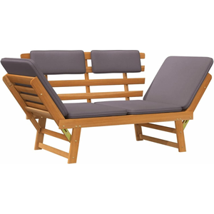 Durable Adjustable Modern Living room Pool Garden Acacia Minh Phuoc Furniture Adjustable <b>Bench</b> 2 Outdoor Furniture Patio <b>Bench</b> - Product Image 1