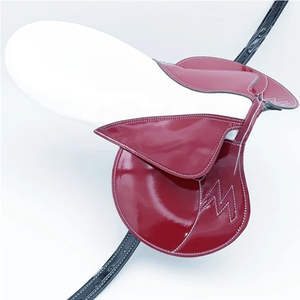 Silla de Montar Inglesa de Cuero Genuino de Último Diseño, Cómoda y Resistente, Personalizada para Carreras de Caballos - Product Image 3