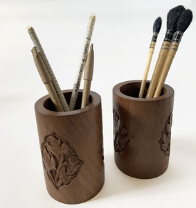 Porta Rotuladores de Madera, Precio al por Mayor, Elegante Organizador de Escritorio que Combina la Estética de la Madera Natural y el Almacenamiento de Artículos de Papelería - Product Image 4