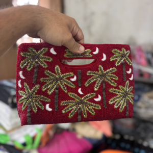 Indian Modern Bohemian Summer Embroidery Designer Handmade Beaded Messenger <b>Bag</b> Light Weight <b>Large</b> Capacity Women Evening <b>Bag</b> - Product Image 1