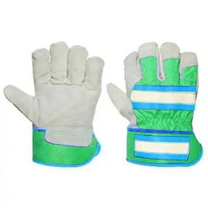 Gants de sécurité en cuir de vachette pleine fleur haute performance, très demandés pour les applications industrielles de protection des mains - Product Image 5