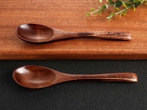 Wooden Natural 6-Piece Gold Plated <b>Mirror</b> Polish Eco-Friendly Dishwasher Safe Spoon Set High Quality - Product Image 5