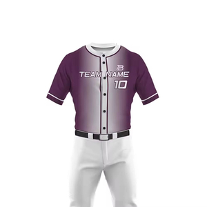 Uniforme de Béisbol para Hombre a Bajo Precio, con Logotipo y Diseño Personalizados, Uniforme de Béisbol para Hombre al Por Mayor, Uniforme de Béisbol Deportivo y Uniforme de Béisbol sin Estampado - Product Image 3