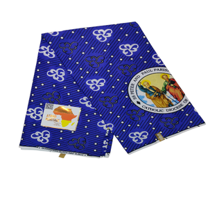 Tissu en coton sergé côtelé imprimé wax africain personnalisé OEM pour sacs, ameublement, vêtements - Fabricant textile ODM - Product Image 1