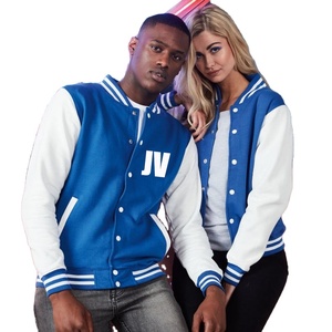 Men's Custom Logo Canvas <b>Baseball</b> <b>Bomber</b> <b>Jacket</b> with Stand Collar Formal Varsity Letterman Winter <b>Jacket</b> Wholesale - Product Image 2