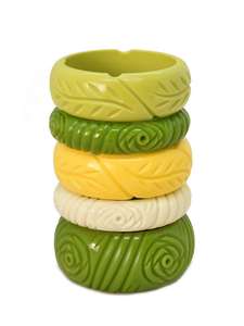 Nouveaux Bracelets Vintage Colorés Irréguliers en Résine Transparente – Vente en Gros, Design Tendance, Épais et Imposants pour Femme et Unisexe - Product Image 3