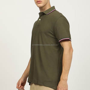 2026 <b>High</b> Quality Outdoor Wear Stand <b>Collar</b> <b>Men</b> Polo T-<b>Shirt</b> Slim Fit Full Size Short Sleeve Front Button Style Polo T-<b>Shirts</b> - Product Image 2