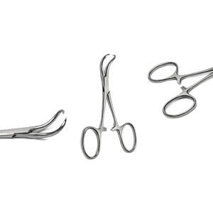 TOWEL <b>CLAMP</b> FORCEPS BACKHAUS DENTAL INSTRUMENTS VETERINARY LAB Instrument Medical Tools - Product Image 5