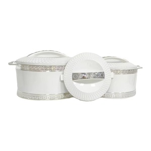 Casserole moderne à double paroi isolée en plastique ABS avec réservoir intérieur en acier inoxydable pour la conservation des aliments - Product Image 4