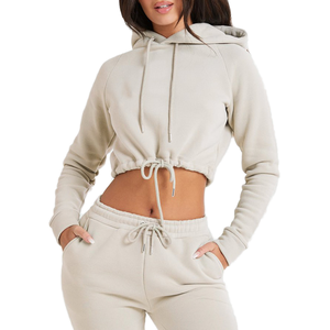 New Arrival Fashion fit Women's Sweat Suits Stylish Streetwear Fleece Polyester Sweat Suits with Lined Hood Logo Design - Product Image 1