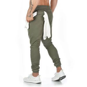 Pantalones Deportivos Verde Oliva para Hombre, Cintura Elástica con Cordón, Joggers Casuales de Punto Medio, para Otoño, con Bolsillos Laterales, Transpirables - Product Image 1