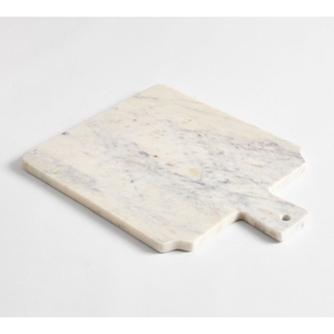 Tabla de Cortar de Mármol Blanco Natural de Lujo y Bandeja para Servir Queso, Tabla de Cortar de Piedra Pulida para Decoración de Cocina y Platos - Product Image 4