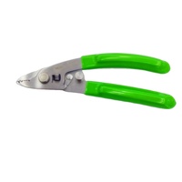 Dénudeur de câble de dérivation monomode/multimode de fibre optique en acier inoxydable vert multifonction FTTH durable de haute qualité 12 mois