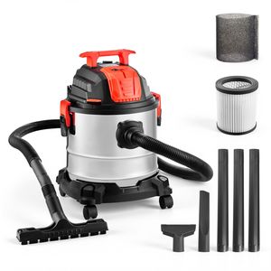 Aspirapolvere Industriale 4 Peak HP 5.8 Galloni per Solidi e Liquidi, 900W, Doppio Filtro 1.25in x 7ft, Pulizia Automatica con un Pulsante, per Uso Domestico - Product Image 1