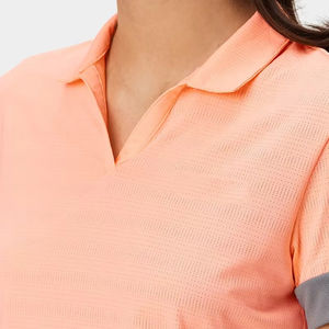 Camiseta Polo de Primera Calidad para Mujer, Corte Ajustado, con Logotipo, Cuello Camisero, Cómoda, Manga Corta, Venta al Por Mayor - Product Image 4