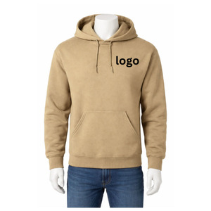 เสื้อฮู้ดผู้ชายสำหรับฤดูหนาว ผ้าถักโพลีเอสเตอร์ 100% ระบายอากาศได้ดี เป็นมิตรกับสิ่งแวดล้อม แขนยาว มีกระเป๋าหน้า  รับสกรีนโลโก้ ทรงปกติ - Product Image 5