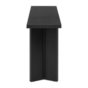 Consolle U_STYLE in impiallacciatura di pino con eleganti gambe geometriche per soggiorno, studio e sala da pranzo - Product Image 5