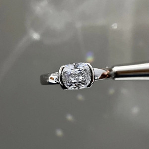 Stunning Cushion Cut <b>Solitaire</b> <b>Ring</b> Designed With Clean Lines And Exceptional Light Reflection For Everyday Luxury - Product Image 4
