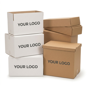 Aseptic 6mm Corrugated Rigid Boxes Varnishing Premium Durable Eco-Friendly Hygienic Protective <b>Shipping</b> Packaging Custom <b>Box</b> - Product Image 4