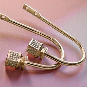 Elegante Gancho de Pared con Detalles de Cristal, Gancho Decorativo Ideal para Dormitorio, Habitación de Hotel y Organizador de Pared Interior de Lujo - Product Image 2