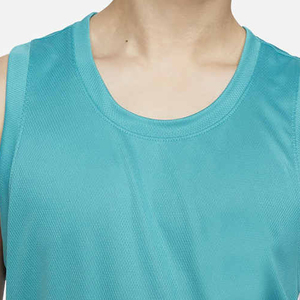 Débardeur tricoté color-block pour homme, col rond, séchage rapide, vêtement de sport, design uni, polyester, tenue décontractée - Product Image 4