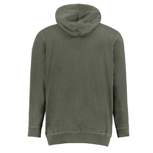 Sudadera con Capucha y Cremallera para Hombre, Corte Regular, Tejido de Algodón, Color Sólido Informal, Estilo Otoñal - Product Image 5