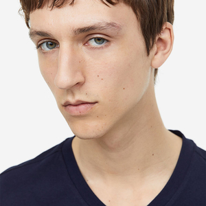 Nouveautés fabriquées en usine, t-shirts pour hommes de haute qualité, coupe ample, col montant coupe-vent, style hip-hop, manches régulières - Product Image 5