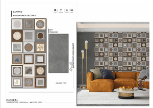 Azulejos de Cerámica para Hoteles de Diseño Moderno, 600x1200, Colección Global, Precio de Azulejos de Porcelana para Pisos - Product Image 1