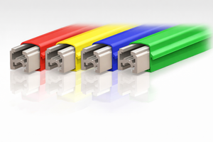 Barre de distribution CMK 1000A/1200A en aluminium avec bande en acier inoxydable pour grue, conducteur de 4,5 m, 240 V 50 Hz, piste d'alimentation haute température 85°C, fabriquée en Inde - Product Image 1