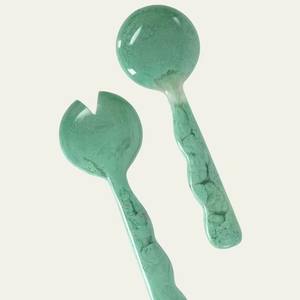 Cuillère de service réutilisable en résine artisanale de luxe TCE, couverts décoratifs haut de gamme, personnalisables, cadeau pour la maison, la salle à manger, l'hôtel, le café - Product Image 3