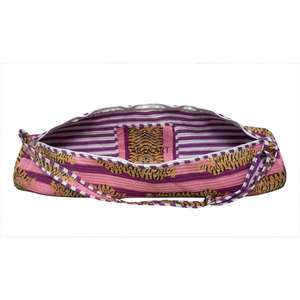 Sac de transport matelassé artisanal pour tapis de yoga, motif imprimé tigre, sangle réglable, léger, en tissu écologique, idéal pour les voyages et le quotidien - Product Image 5