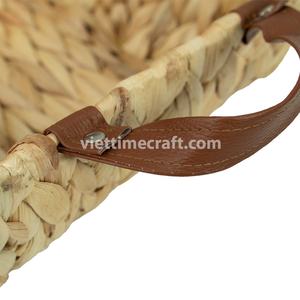 Bandeja organizadora de Jacinto artesanal ecológica, cesta decorativa al por mayor de fábrica de Vietnam Viettimecraft al por mayor - Product Image 3