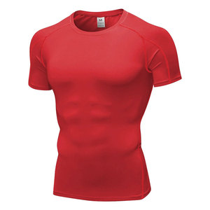 T-shirt de compression élastique à séchage rapide pour homme, idéal pour la course, le basketball et le fitness – Vente en gros - Product Image 4