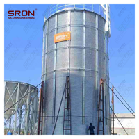 Sistema de Silo para Granos de Café de Acero Galvanizado en Caliente de Gran Capacidad, Buena Hermeticidad, Monitoreo por PLC SIMENS para Plantas de Procesamiento