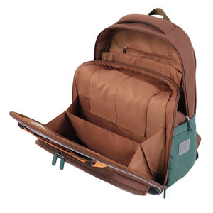 Multiple Pockets and Zipper Closure Unisex Daypack Fashion Student <b>Backpack</b> 15 Inches Softback Student <b>Backpack</b> - Product Image 2