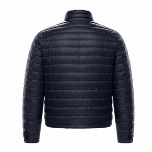 Chaqueta acolchada personalizada de alta calidad color azul marino para unisex, transpirable, a prueba de viento, informal, para hombre, para uso en invierno. - Product Image 2