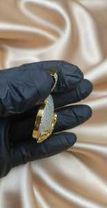 จี้รูปหัวใจประดับเพชรโมอิสซาไนต์ เงินแท้ 925 ชุบทอง ดีไซน์หรูหรา สำหรับผู้หญิง เป็นของขวัญ - Product Image 6