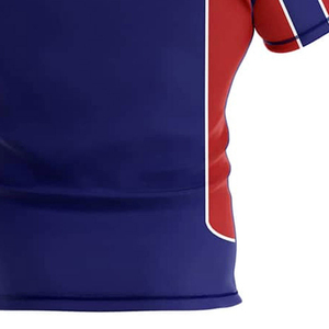 Camiseta de Rugby Sublimada para Hombre, 100% Poliéster, de la Mejor Calidad, Transpirable, de Manga Corta, de Secado Rápido, de Color Sólido - Product Image 5