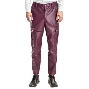 Pantalones de cuero para hombre fabricados en fábrica, en oferta, a precio de mayorista, hechos con cuero de la mejor calidad. - Product Image 3