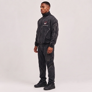 Ensemble de survêtement classique décontracté pour homme, effet délavé, matière douce au toucher, idéal pour la course à pied, le fitness, les activités de plein air et d'intérieur - Product Image 2