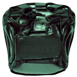 Protector de Cabeza de Cuero Integral para Boxeo, MMA, Kickboxing y Entrenamientos - Ligero, Ajustable, Protector y Transpirable - Product Image 3